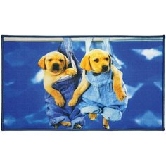 Ковер Shahintex Fantasy icarpet 010, размер: 0.8х0.5 м, синий