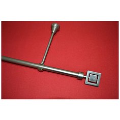 Карниз однорядный Квадрат двойной, диаметром 16 мм (170 см, Антик) Мастер Плюс