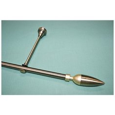 Карниз однорядный Линея, диаметром 16 мм (400 см, Антик) Мастер Плюс