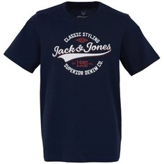 Футболка Jack & Jones, размер 152, темно-синий