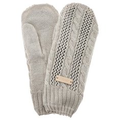 Варежки Noryalli размер: One Size серо-бежевый