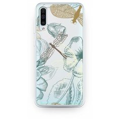 Силиконовый чехол Тени стрекоз на Samsung Galaxy A30s / Самсунг Галакси А30s Case Place