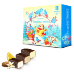 Конфеты в коробке Конфил "Лазоревая птичка" глазированные со сбивным корпусом, 500 г*1 шт.