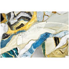 Фотообои виниловые на флизелиновой основе "Цветной мрамор", Арт. 144-414, 400х270 см (ШхВ) Polimar