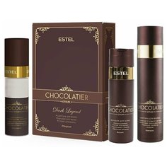 Estel Professional Chocolatier Dark Legend Set Набор: Шампунь, бальзам, спрей Набор: шампунь, 250 мл + бальзам, 200 мл + спрей, 200 мл