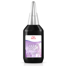 Wella Color Fresh оттеночная краска для волос, 8/81 светлый блонд жемчужно-пепельный, 75 мл