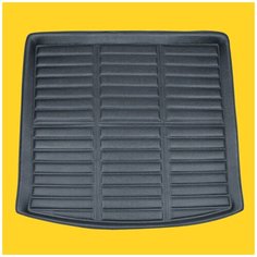 3D коврики в багажник Volkswagen Touareg, 2018+. Большие бортики и площадь. Laji