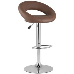 Стул STOOL GROUP Купер, металл/искусственная кожа, цвет: коричневый