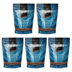 Кофе растворимый Jardin Colombia Medellin, пакет, 5 уп. по 150 г