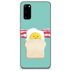 Силиконовый чехол "Съедобная кровать" на Samsung Galaxy S20 / Самсунг Гэлакси S20 Case Place
