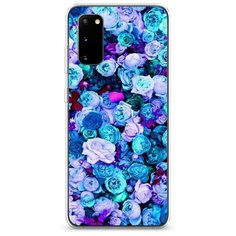 Силиконовый чехол "Цветочный ковер" на Samsung Galaxy S20 / Самсунг Гэлакси S20 Case Place