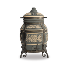 Тандыр Эко тандыр Тамерлан (без столиков, без колёс, цвет - графит) дровяной ЭкоТандыр