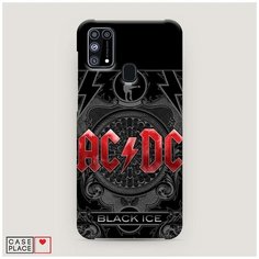 Чехол Пластиковый Samsung Galaxy M31 Альбом Black Ice Case Place