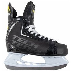 Хоккейные коньки Tech Team Black Wings, размер 38