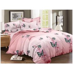 КПБ Cleo полисатин "Art Color" в размере: Полуторный