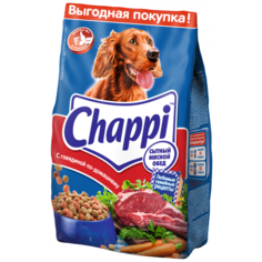 Корм сухой Chappi для взрослых собак, с говядиной по- домашнему, 2,5 кг