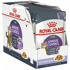 Консервы ROYAL CANIN APPETITE CONTROL CARE диетические для взрослых кошек контроль выпрашивания корма в желе (85 гр х 12 шт)