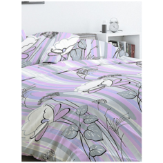 Постельное белье 2х спальное с евро простынью Бязь плотность 142 г. м2 100% хлопок, 2 наволочки 70*70 шуйские ситцы