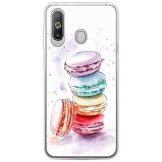 Силиконовый чехол Пирамидка макарони 2 на Samsung Galaxy A60 / Самсунг Галакси А60 Case Place