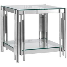 Столик журнальный STOOL GROUP Гэтсби, ДхШ: 55 х 55 см, серебро