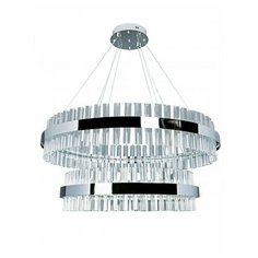 Светодиодная люстра двойной нимб Natali Kovaltseva INNOVATION STYLE 83007 320W хром 3300/4300/7000K с пультом
