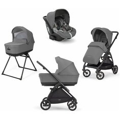 Коляска 4 в 1 Inglesina Electa System Quattro Chelsea Grey на шасси Black