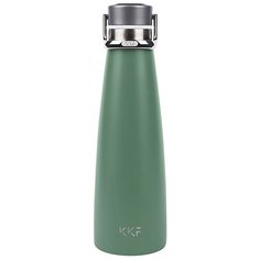 Умный термос Xiaomi KKF Kiss Kiss Fish Smart Vacuum Bottle с OLED-дисплеем, показывающим температуру, 475 мл. Зеленый