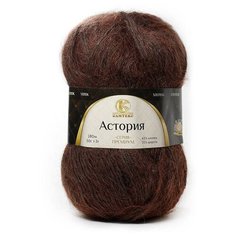 Пряжа Камтекс Астория 063 шоколад 65% хлопок, 35% шерсть 50г 180м 5шт