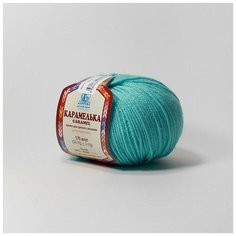 Пряжа Камтекс Карамелька 023 светлая бирюза 100% акрил 50г 175м 5шт
