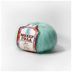 Пряжа Камтекс Мохер Голд 023 светлая бирюза 60%мохер 20%хлопок 20% акрил 50г 250м 5шт