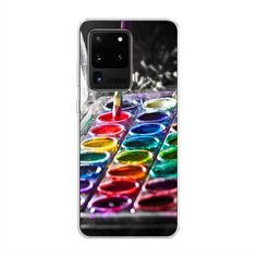 Силиконовый чехол "Палитра красок" на Samsung Galaxy S20 Ultra / Самсунг Галакси S20 Ультра Case Place