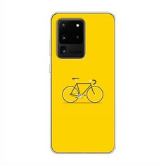 Силиконовый чехол "Хобби велосипед 1" на Samsung Galaxy S20 Ultra / Самсунг Галакси S20 Ультра Case Place