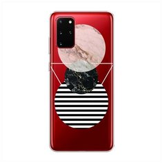 Силиконовый чехол "Пирамида из кругов" на Samsung Galaxy S20 + / Самсунг Галакси S20 Плюс Case Place
