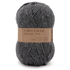 Пряжа Пехорка Смесовая 48 серый 30% шерсть, 70% акрил во 200г 200м 5шт