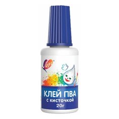 Клей ПВА ЛУЧ "Классика", с кисточкой, 20 г, 29С 1719-08 24 шт.