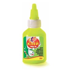 Клей ПВА-М ЛУЧ (бумага, картон, кожа, ткань, дерево), 25 г, 20С 1350-08 24 шт.