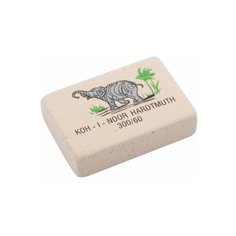 Ластик KOH-I-NOOR "Слон" 300/60, 31x21x8 мм, белый/цветной, прямоугольный, натуральный каучук, 0300060025KDRU