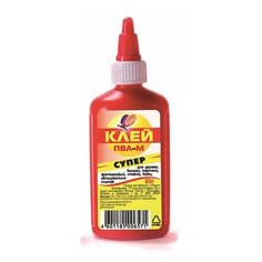 Клей ПВА-М ЛУЧ "Супер" (бумага, картон, кожа, ткань, дерево, стекло, фотографии), 85 г, 18С 1189-08 13 шт.