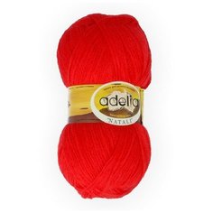 Пряжа ADELIA "NATALI" 10 шт. в упак. цвет алый (NATALI-05)