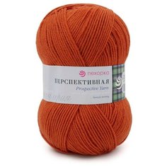 Пряжа Пехорка Перспективная 30 светлый терракот 50% мериносовая шерсть, 50% акрил во 100г 270м 5шт