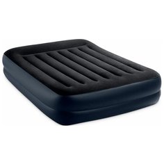 Надувная кровать Intex 152х203х42 см с подголовником встр.насос 220В до 272 кг