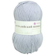 Пряжа Пехорка Австралийский меринос (95% мериносовая шерсть, 5% акрил) (276-Перламутр), 5 мотков