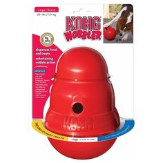 Интерактивная игрушка Kong "Wobbler" для собак крупных пород, размер 0.27 x 0.18 x 0.17