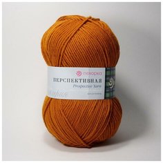 Пряжа Пехорка Перспективная 194 рыжик 50% мериносовая шерсть, 50% акрил во 100г 270м 5шт