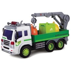 Автокран Amico 29623 1:16, белый/зеленый