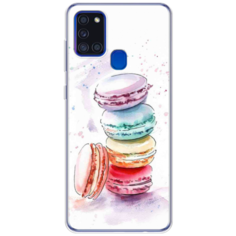 Силиконовый чехол Пирамидка макарони 2 на Samsung Galaxy A21s / Самсунг A21s Case Place