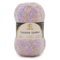 Пряжа Камтекс Хлопок травка 18 256 разноцвет 65% хлопок, 35% полиамид 100г 220 м 5шт