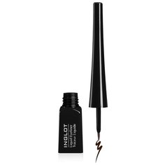 Inglot жидкая подводка для глаз Liquid eyeliner, оттенок 24 теплый классический коричневый матовый
