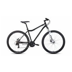 Велосипед FORWARD SPORTING 29 2.0 disc (29" 21 ск. рост 19") 2020-2021, черный/белый
