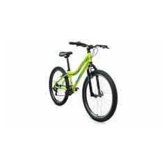 Велосипед FORWARD IRIS 24 1.0 (24" 6 ск. рост 12") 2020-2021, зеленый/бирюзовый